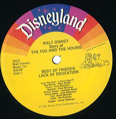 Various : The Fox And The Hound (LP, Album, Mono)