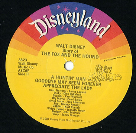 Various : The Fox And The Hound (LP, Album, Mono)