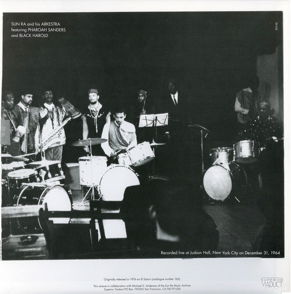 The Sun Ra Arkestra Featuring Pharoah Sanders Featuring Black Harold : Sun Ra And His Arkestra Featuring Pharoah Sanders / Featuring Black Harold  (LP, Album, RE)
