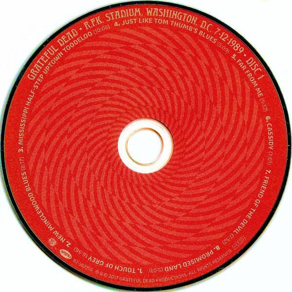 The Grateful Dead : Robert F. Kennedy Stadium, Washington, D.C., July 12 & 13, 1989 (6xHDCD, Album, Ltd, Num)