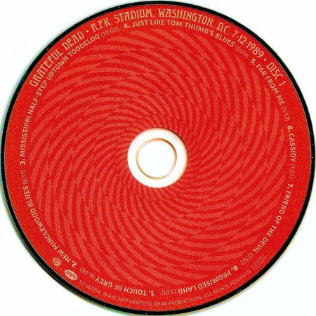 The Grateful Dead : Robert F. Kennedy Stadium, Washington, D.C., July 12 & 13, 1989 (6xHDCD, Album, Ltd, Num)