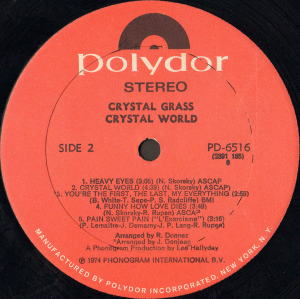 Crystal Grass : Crystal World (LP, Album, All)