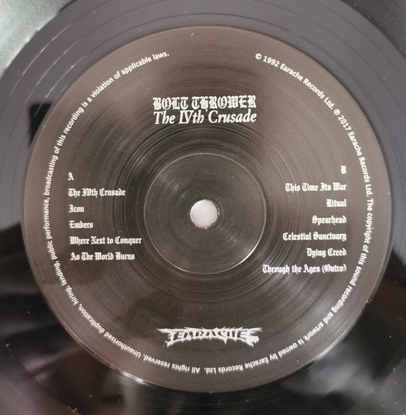 Bolt Thrower : The IVth Crusade (LP, Album, RE, FDR)