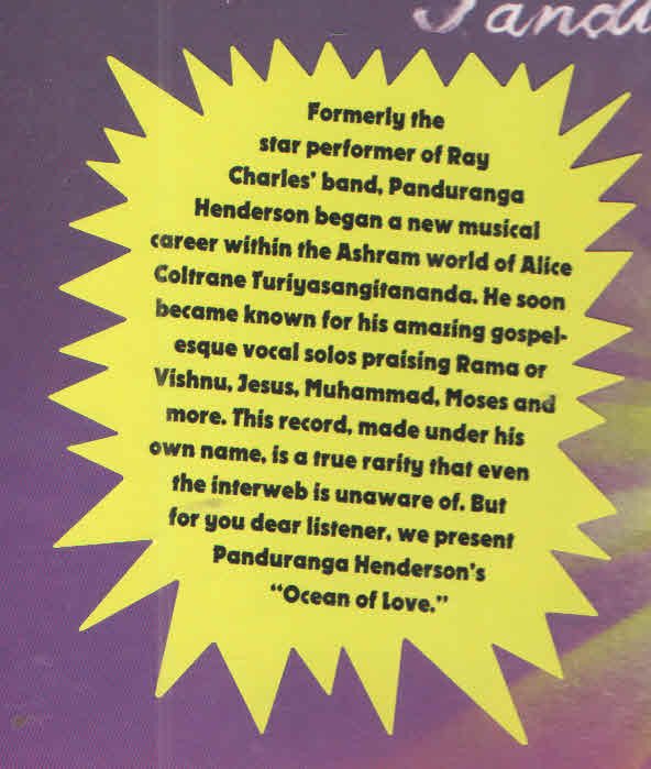 John Panduranga : Ocean Of Love (LP, Album)