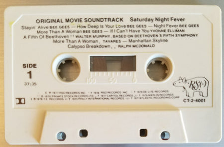 Various : Saturday Night Fever (The Original Movie Sound Track) (Cass, Album, Comp)