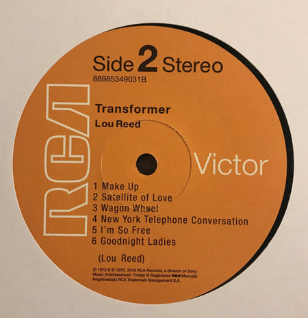Lou Reed : Transformer (LP, Album, RE, RM)