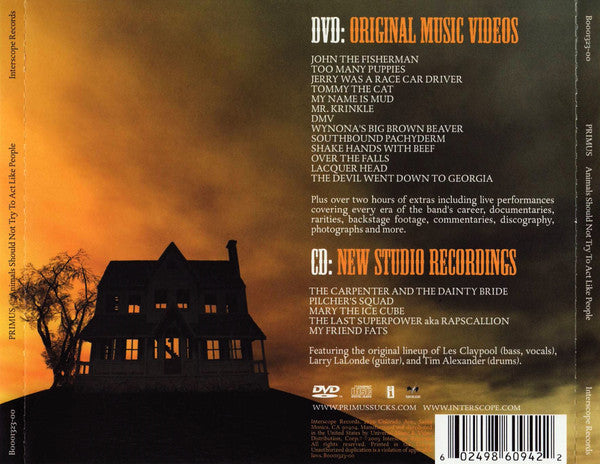 Primus : Animals Should Not Try To Act Like People (CD, EP + DVD-V, Comp, NTSC)