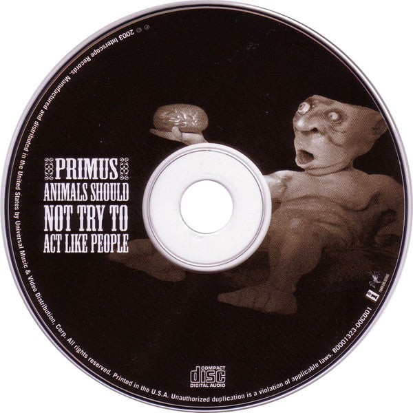 Primus : Animals Should Not Try To Act Like People (CD, EP + DVD-V, Comp, NTSC)