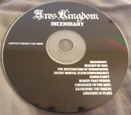 Ares Kingdom : Incendiary (CDr, Album, Ltd, Promo)