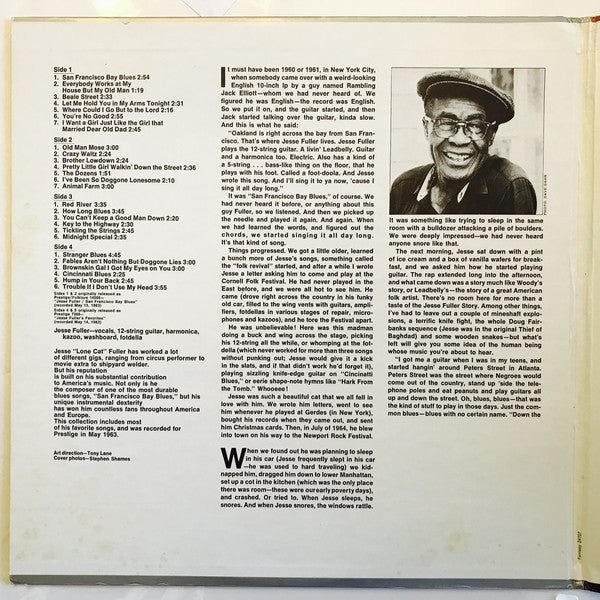 Jesse Fuller : Brother Lowdown (2xLP, Comp, Gat)