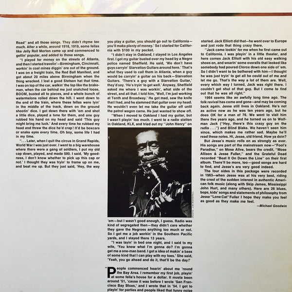 Jesse Fuller : Brother Lowdown (2xLP, Comp, Gat)