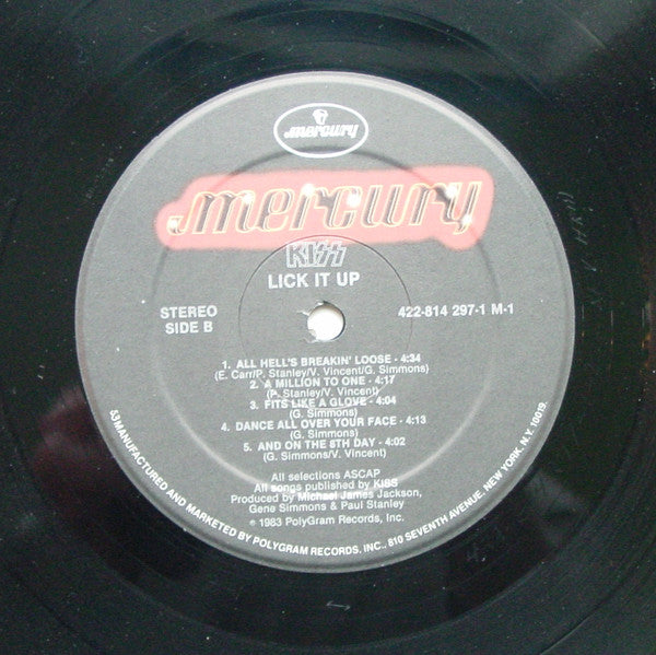 Kiss : Lick It Up (LP, Album, 53)