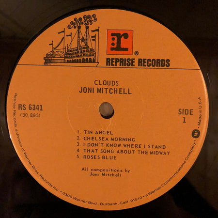 Joni Mitchell : Clouds (LP, Album, RP, Jac)