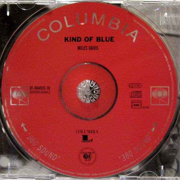 Miles Davis : Kind Of Blue (CD, Album, RE, RM)