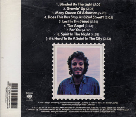 Bruce Springsteen : Greetings From Asbury Park, N.J. (CD, Album, Club, RE, RP)