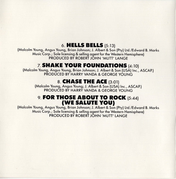 AC/DC : Who Made Who (CD, Album, Comp, Club)