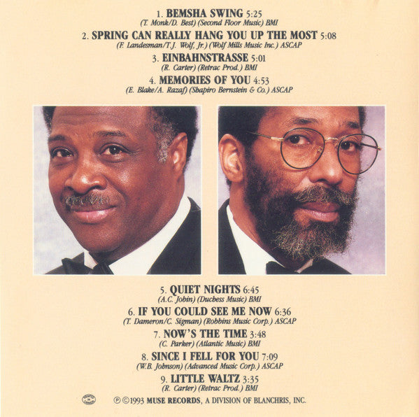 Houston Person & Ron Carter : Now's The Time  (CD, Album)