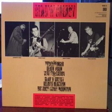 The Beat Farmers : Glad 'N' Greasy (12", EP)