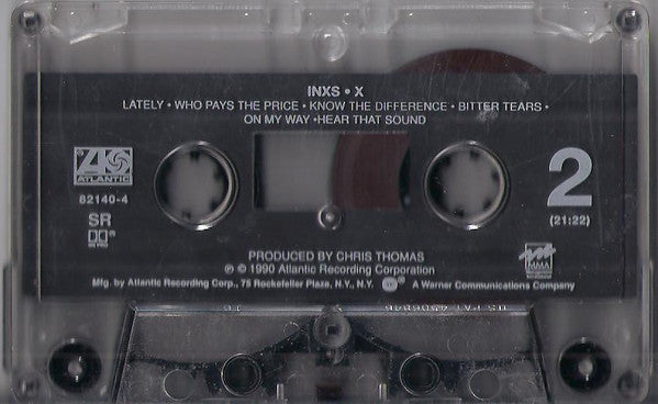 INXS : X (Cass, Album, SR)