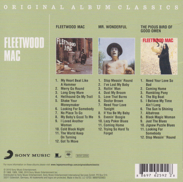 Fleetwood Mac : Original Album Classics (CD, Album, RE + CD, Album, RE + CD, Album, RE + Bo)