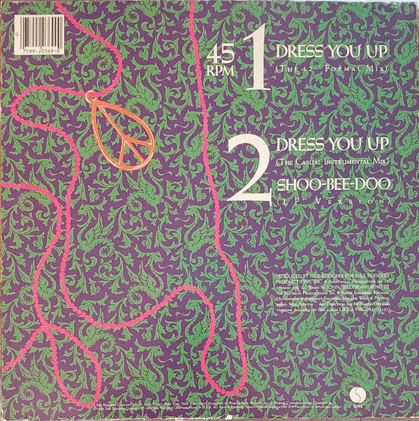 Madonna : Dress You Up (12", Maxi, Sir)