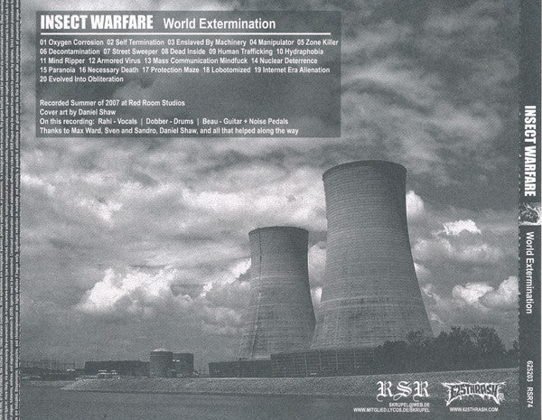 Insect Warfare : World Extermination (CD, Album)