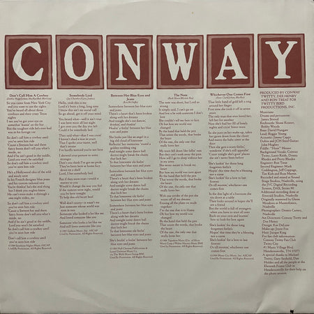 Conway Twitty : Don't Call Him A Cowboy (LP, Album, Spe)