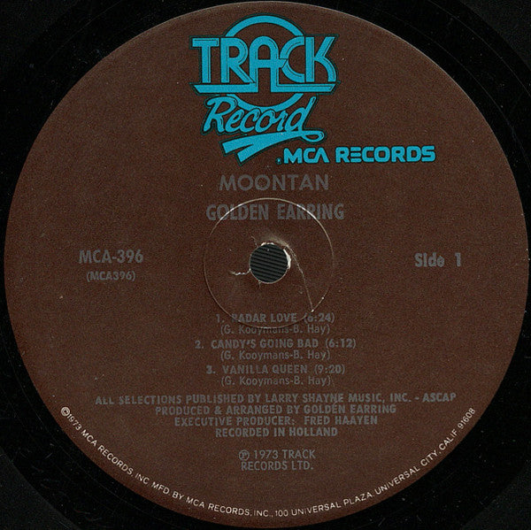 Golden Earring : Moontan (LP, Album, Pin)
