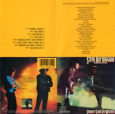 Stevie Ray Vaughan And Double Trouble* : Couldn't Stand The Weather (CD, Album, RE, RP, Pit)