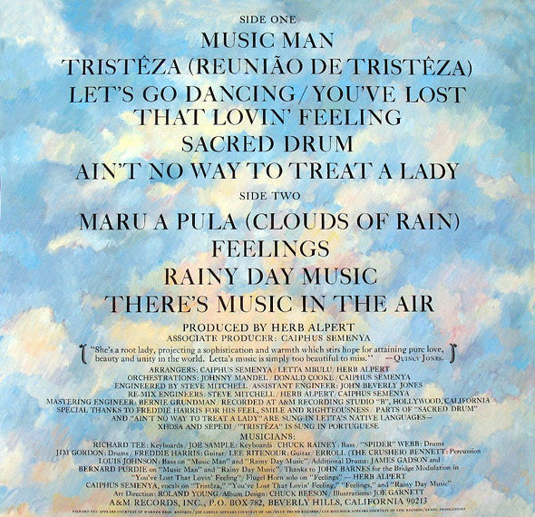 Letta Mbulu : There's Music In The Air (LP, Album, Pit)