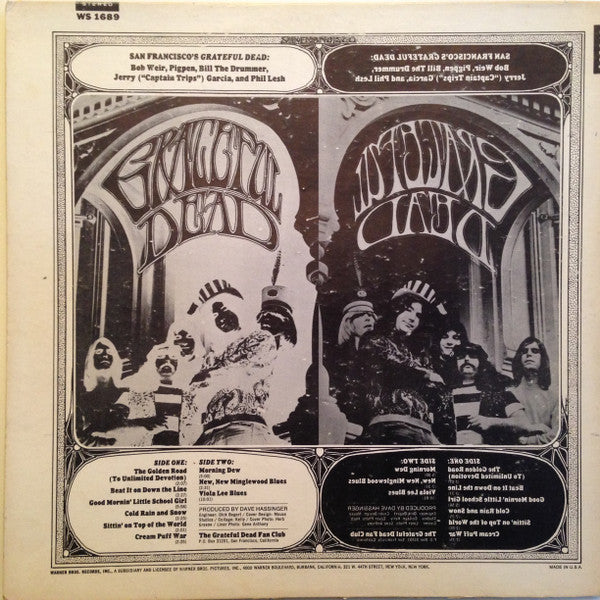 The Grateful Dead : The Grateful Dead (LP, Album, Gol)