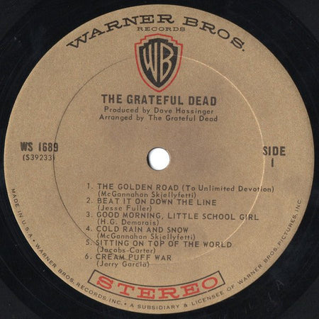 The Grateful Dead : The Grateful Dead (LP, Album, Gol)