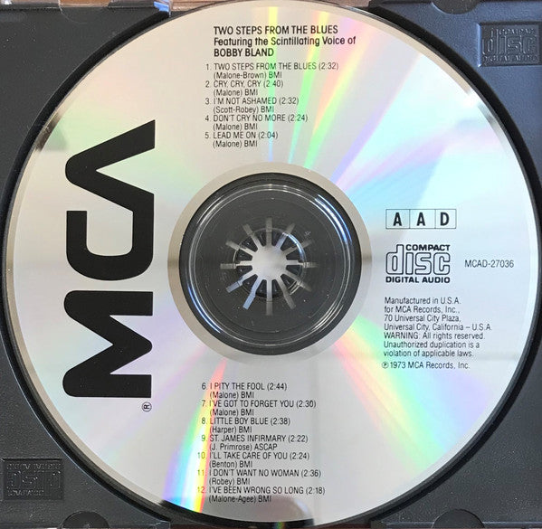 Bobby Bland : Two Steps From The Blues (CD, Album)