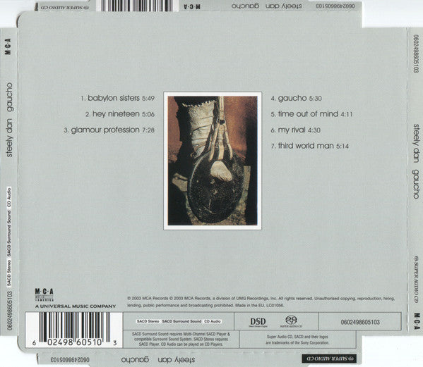 Steely Dan : Gaucho (SACD, Hybrid, Multichannel, Album, RE, RM)