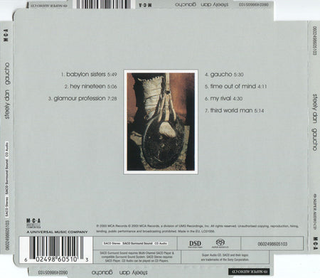 Steely Dan : Gaucho (SACD, Hybrid, Multichannel, Album, RE, RM)