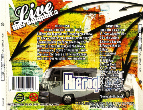 Hieroglyphics : Full Circle Tour (DVD-V + CD, Mixed)