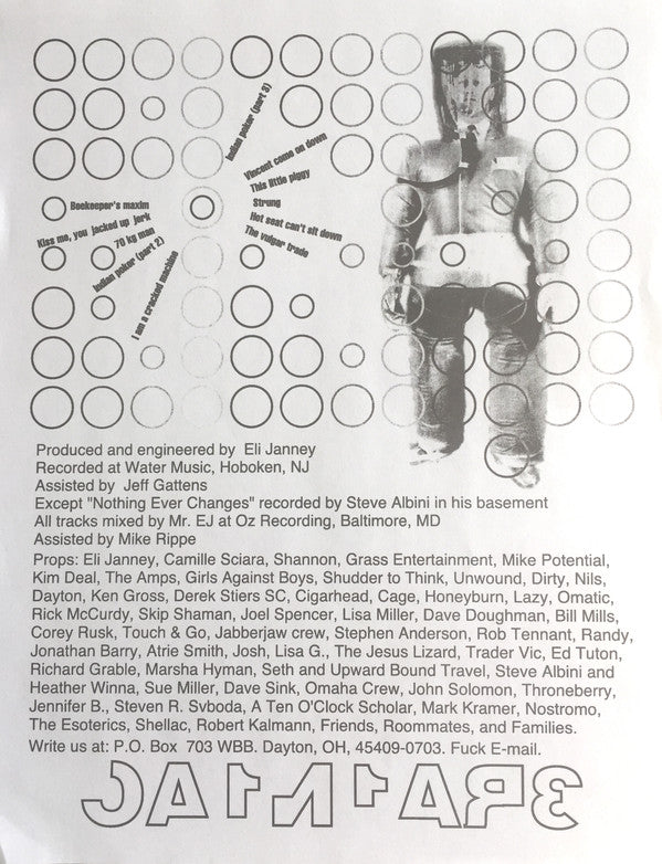 3RA1N1AC* : Hissing Prigs In Static Couture (LP, Album, RE, RP)