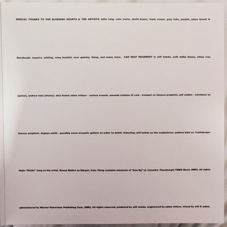 Car Seat Headrest : Twin Fantasy (2xLP, Album, GZ )