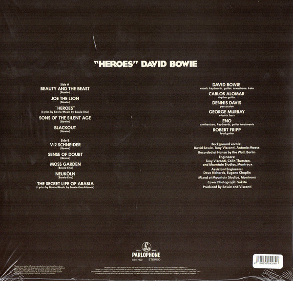 David Bowie : "Heroes" (LP, Album, RE, RM, 180)
