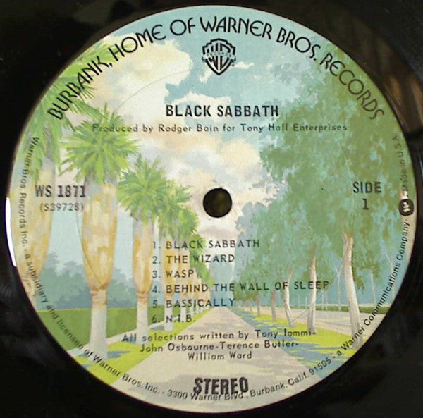 Black Sabbath : Black Sabbath (LP, Album, RE, Bur)
