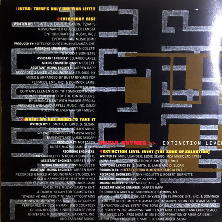 Busta Rhymes : Extinction Level Event - The Final World Front (CD, Album, Club)