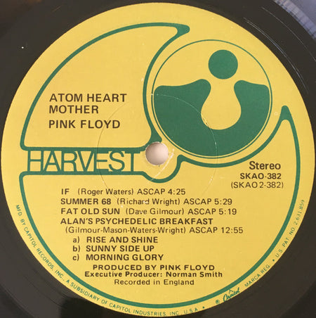 Pink Floyd : Atom Heart Mother (LP, Album, Los)