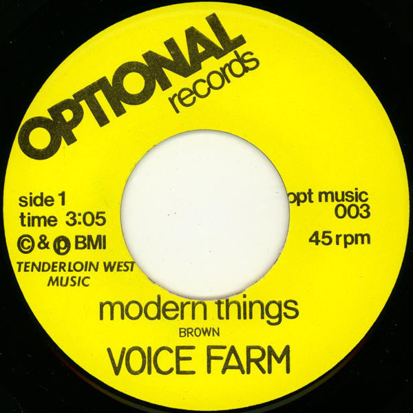 Voice Farm : Sleep / Mödern Things (7", Single, Gre)