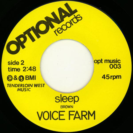 Voice Farm : Sleep / Mödern Things (7", Single, Gre)