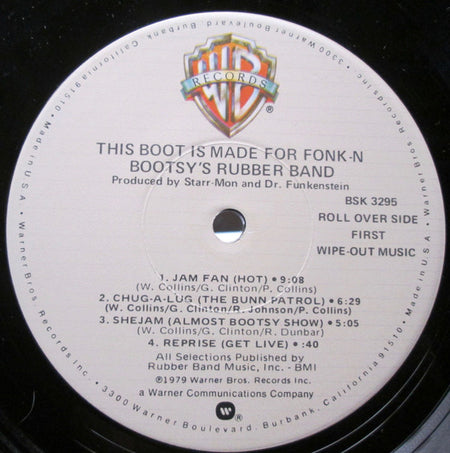 Bootsy's Rubber Band : This Boot Is Made For Fonk-n (LP, Album, Jac)
