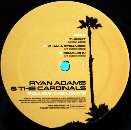 Ryan Adams & The Cardinals : Follow The Lights (12", EP)