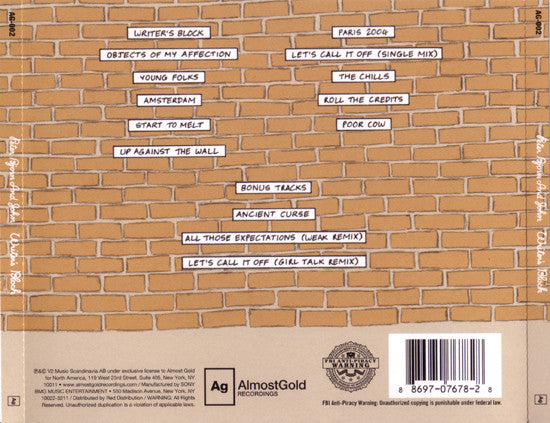 Peter Bjorn And John : Writer's Block (CD, Album, RE)