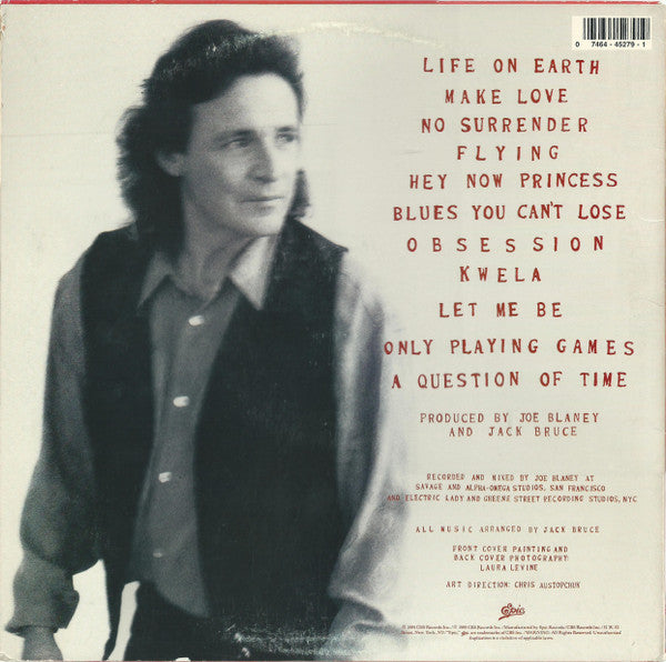 Jack Bruce : A Question Of Time (LP, Album, Car)