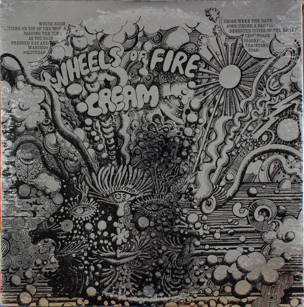 Cream (2) : Wheels Of Fire (2xLP, Album, CT )