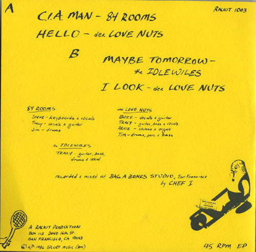 84 Rooms / Der Love Nuts / The Idlewiles : I Bury Ringo (7", EP)